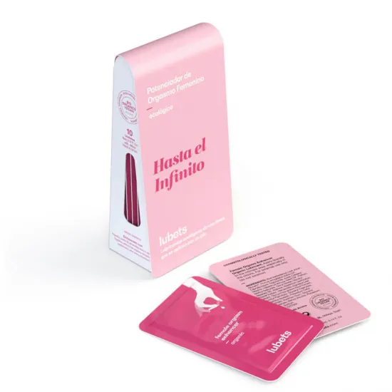 Pack de 10 Lubets Lubricante Potenciador Del Orgasmo Femenino