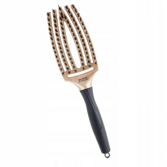 Olivia Garden Combo Finger Brush Trinity Passion Gold