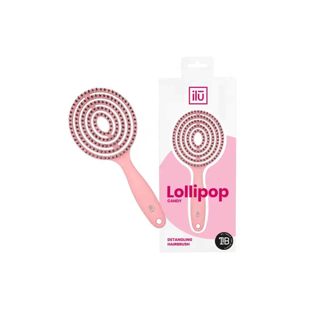 Ilu Mu Lollipop Cepillo Rosa