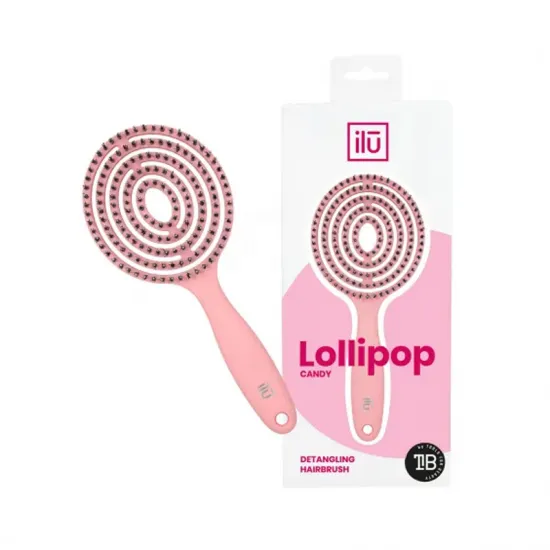 Ilu Mu Lollipop Cepillo Rosa