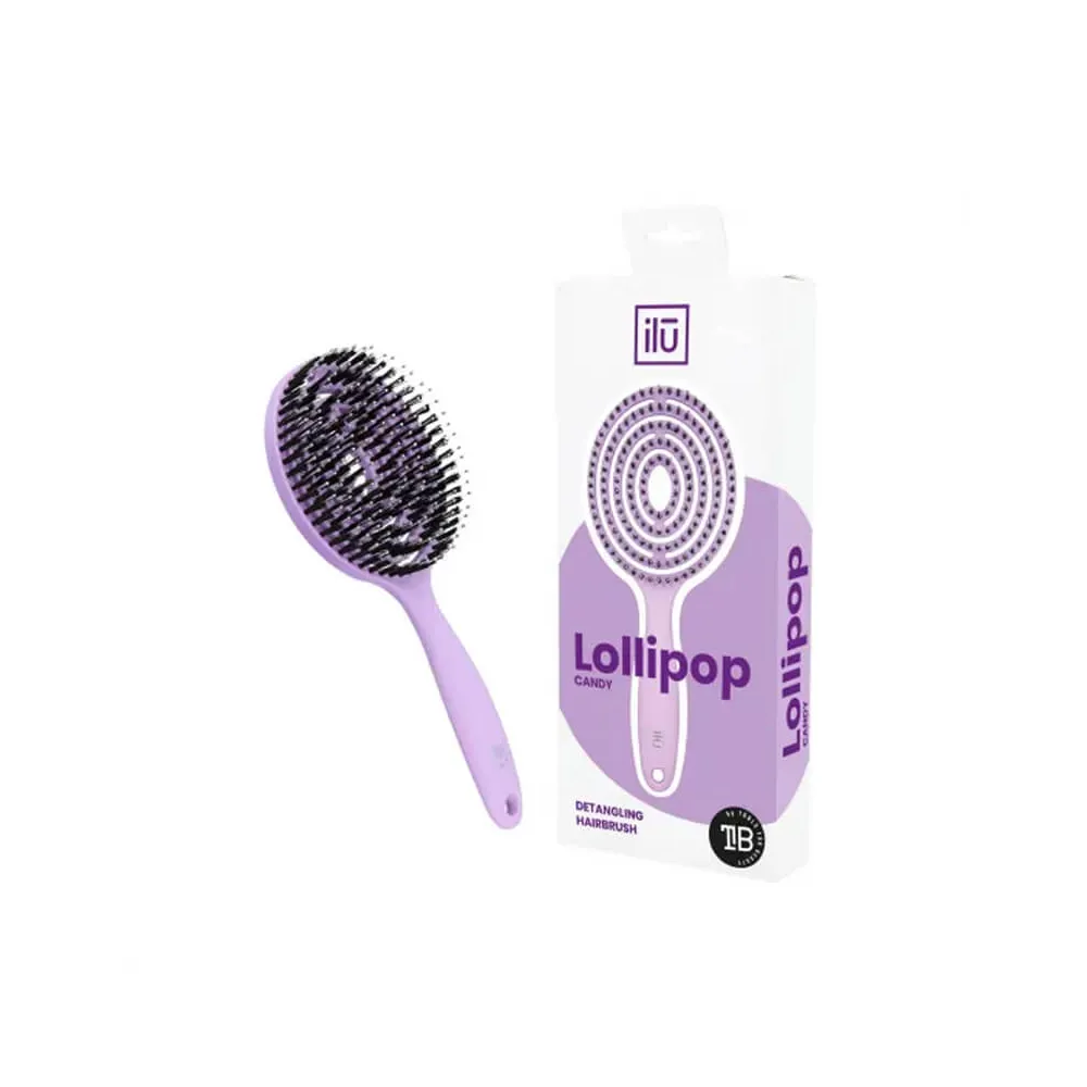 Ilu Mu Lollipop Cepillo Purpura envase