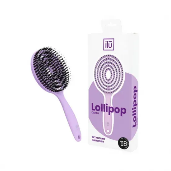 Ilu Mu Lollipop Cepillo Purpura envase