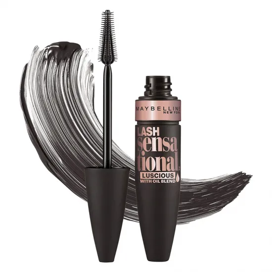 Maybelline Lash Sensational Mascara Pestañas Luscious Black 9,5ml aplicación