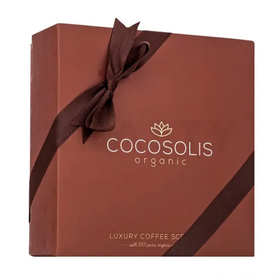 Cocosolis Luxury Coffee Scrub Box envase