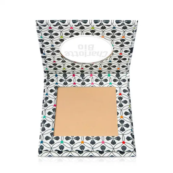 Charlotte Bio Base De Maquillaje En Polvo Compacto De Arena Organica