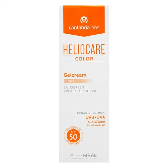 Heliocare Color Gel Cream Light SPF50 50 Ml envase