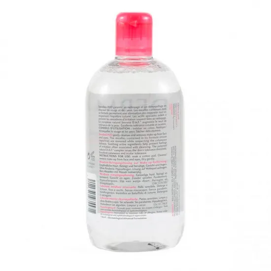 Bioderma Sensibio H2O 500ml indicaciones