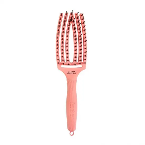 Olivia Garden Cepillo Fingerbrush Bloom Peach 22 ventilación