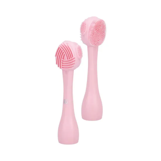 Ilu cepillo limpieza facial Rosa detalles