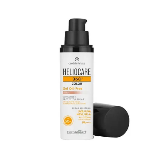 Heliocare 360 SPF50+ Beige Oil Free 50 ml envase