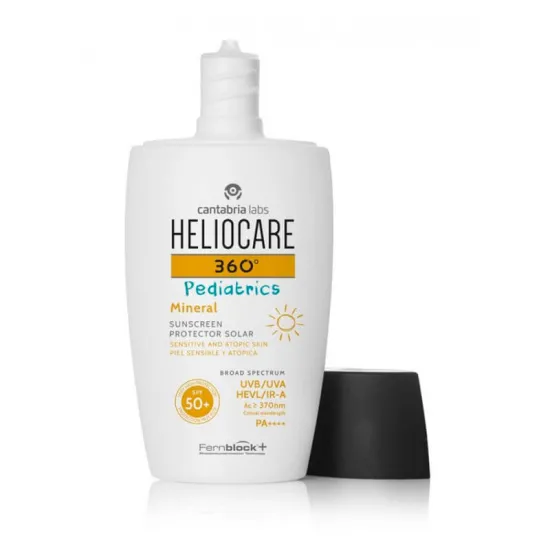 Heliocare 360 SPF50+ Pediatric Miner Atop envase