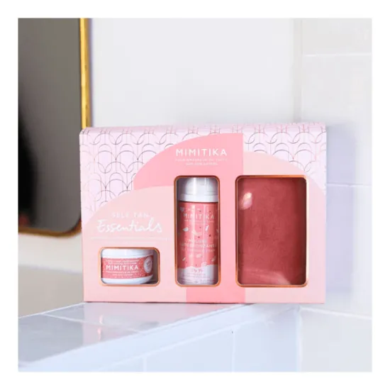 MIMITIKA Self Tan Essentials Kit envase