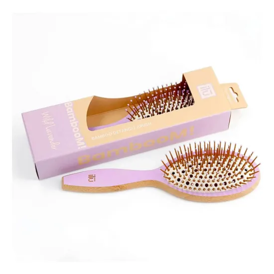 Ilu Bamboom detangle brush Lavanda