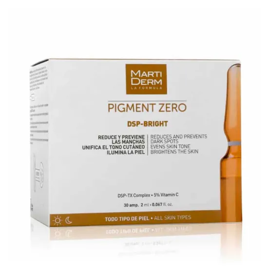 Martiderm pigment zero DSP Bright 30 amp envase