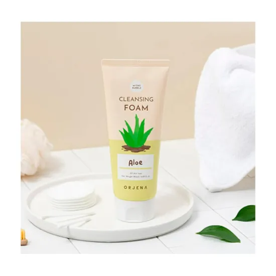 ORJENA Smile Day Cleansing Foam Aloe espuma