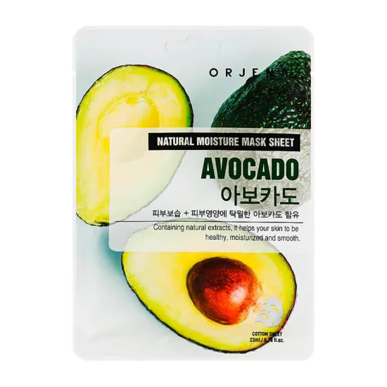 Orjena Natural Moisture Mask Sheet Avocado