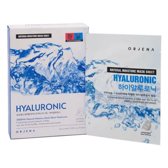 Orjena Natural Moisture Mask Sheet Hyaluronic