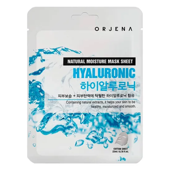 Orjena Natural Moisture Mask Sheet Hyaluronic envase