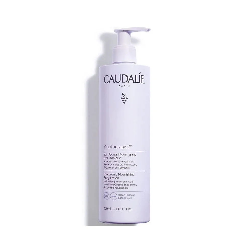 Envase CAUDALIE Vinotherapist cuidado nutritivo hialurónico 400ml