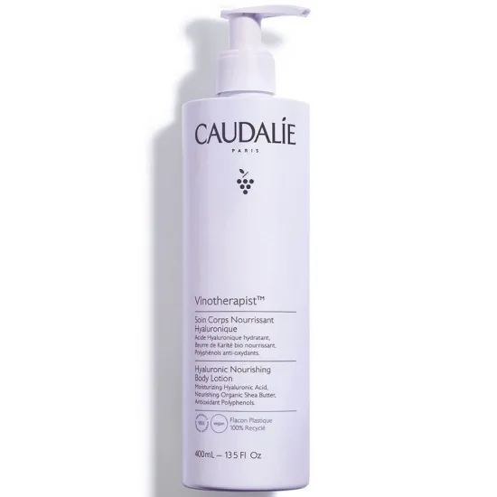 Envase CAUDALIE Vinotherapist cuidado nutritivo hialurónico 400ml