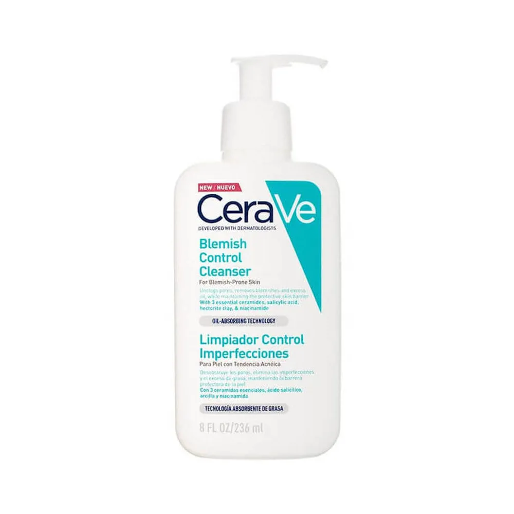 Envase Cerave Limpiador Control Imperfecciones 236ml