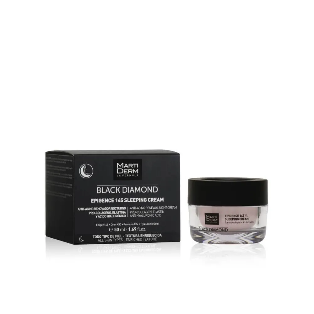 Envase MARTIDERM Black Diamond Epigence 145 Crema de Noche 50ml