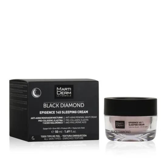 Envase MARTIDERM Black Diamond Epigence 145 Crema de Noche 50ml