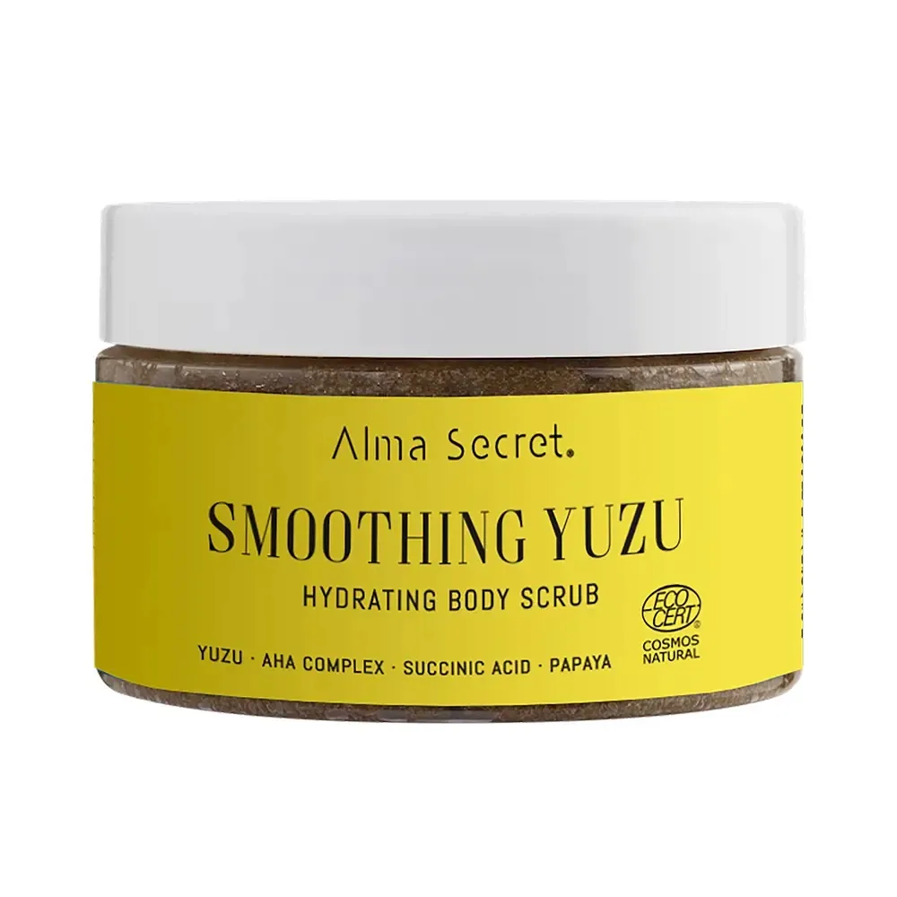 Envase ALMA SECRET SMOOOTHING YUZU exfoliante corporal