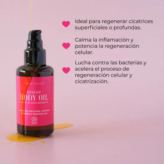 Beneficios ALMA SECRET Aceite Corporal De Rosa Mosqueta