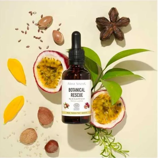 Ingredientes Alma Secret Sérum Capilar Botanical Rescue 50ml