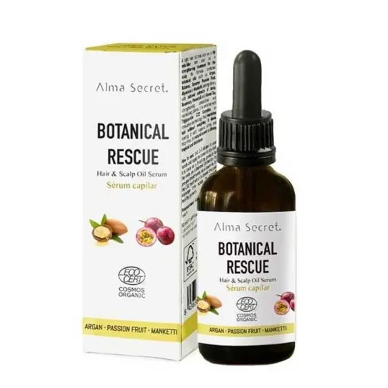 Envase Alma Secret Sérum Capilar Botanical Rescue 50ml