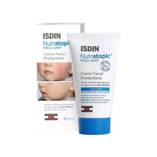 Envase ISDIN Nutratopic PRO-AMP Facial Cream 50ml