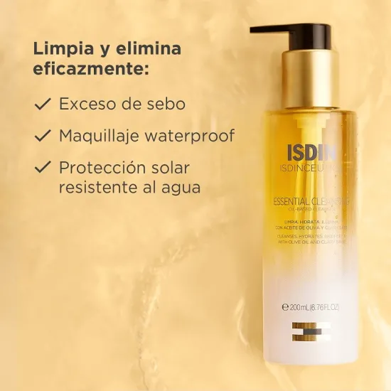 Beneficios ISDINCEUTICS Essential Cleasing 200ml