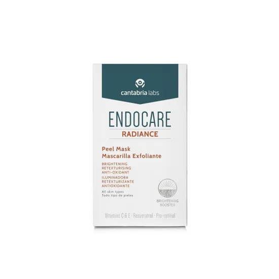 Envase ENDOCARE Radiance Peel Mask Mascarilla Exfoliante 5 sobres 6ml