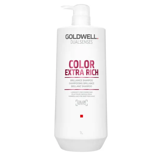 Envase GOLDWELL dualsenses color extra rich champú 1000ml