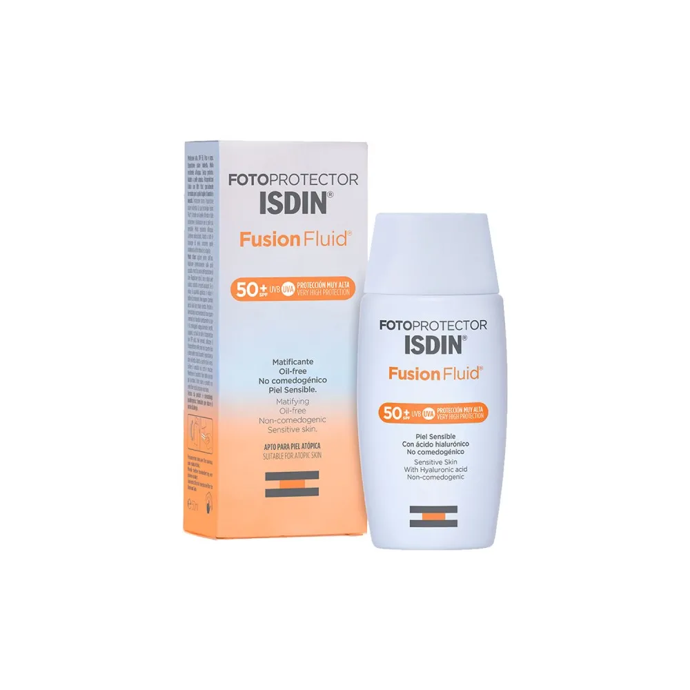 Envase ISDIN Fotoprotector Fusión Fluido SPF 50+ 50ml