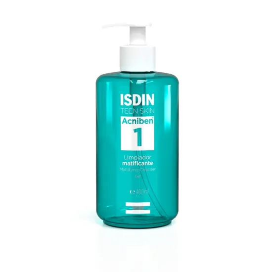 Envase ISDIN Acniben Gel Limpiador Matificante 400 ml