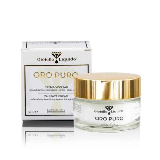 Gioiello Liquido Crema facial “ORO PURO” 24h 50ml