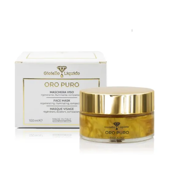 Envase GIOIELLO LIQUIDO MASCARILLA FACIAL “ORO PURO” 100ML