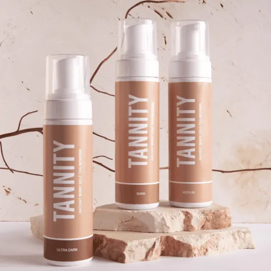 Envase TANNITY Mousse autobronceador ultra dark