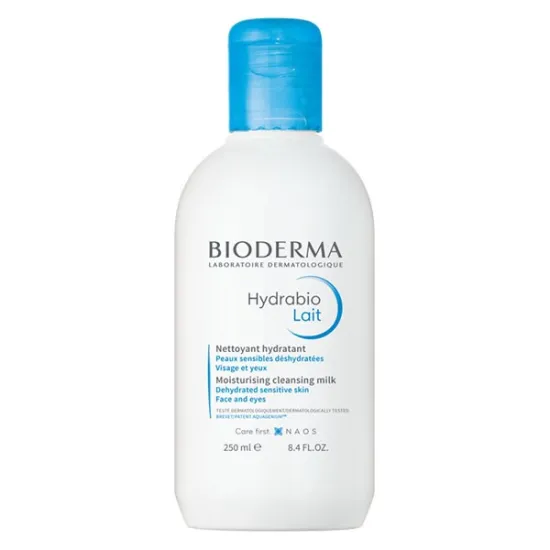 Envase Bioderma Hydrabio Leche Limpiadora Hidratante 250 ml