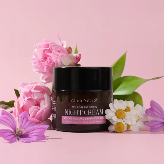 Envase Alma Secret Crema Reparadora De Noche Con Rosa Mosqueta