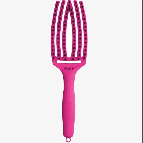 Olivia Garden Cepillo Fingerbrush Hot Pink Fucsia