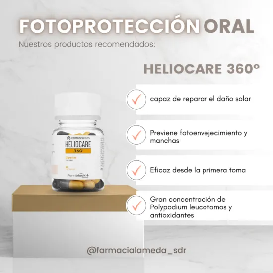 Beneficios Heliocare 360º D Plus 30 Capsulas