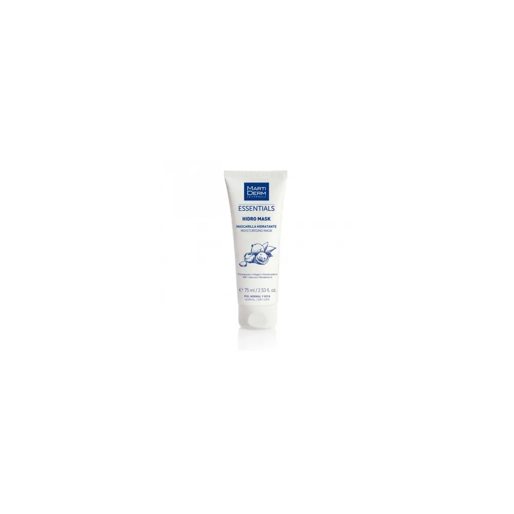 Envase MartiDerm essentials hidro mask 75ml