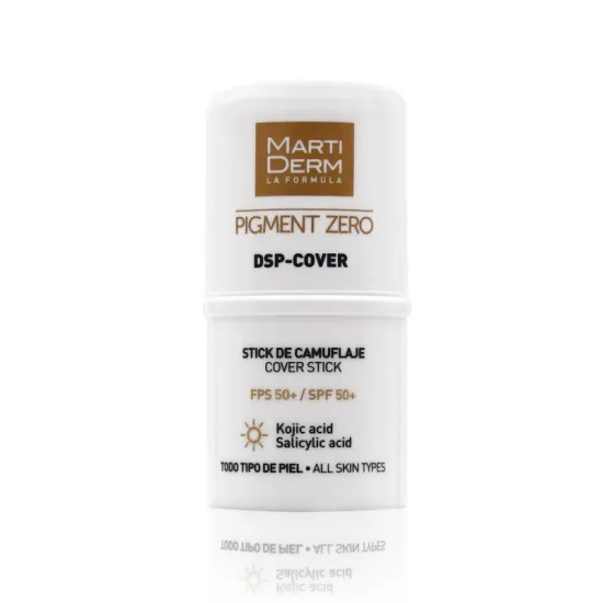 Envase MARTIDERM DSP-Cover Stick Despigmentante SPF 50+ Cero Pigmento 4ml