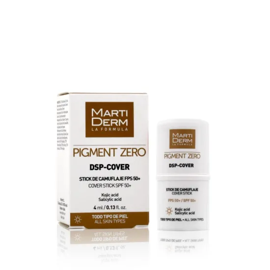 Envase MARTIDERM DSP-Cover Stick Despigmentante SPF 50+ Cero Pigmento 4ml