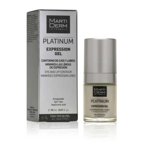 Envase Martiderm Expression Gel Contorno Ojos Platinium 15ml