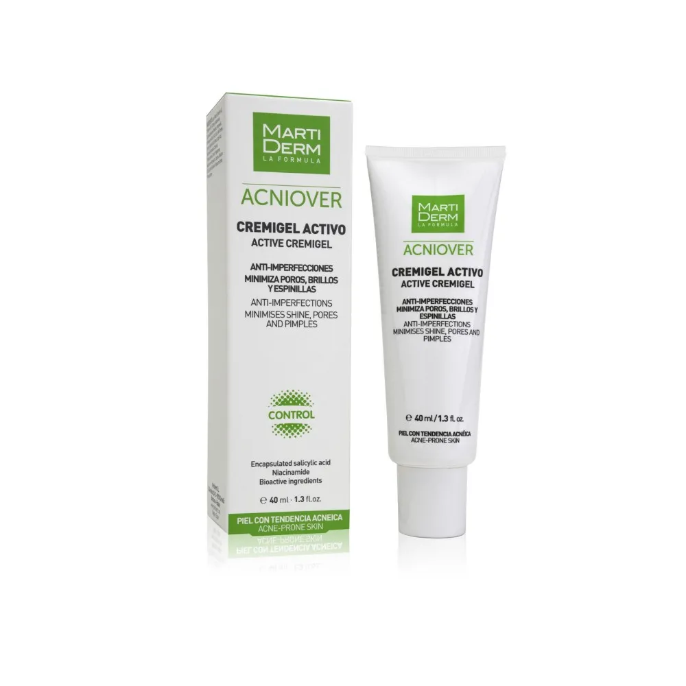 Envase MARTIDERM Acniover Cremigel Activo 40ml