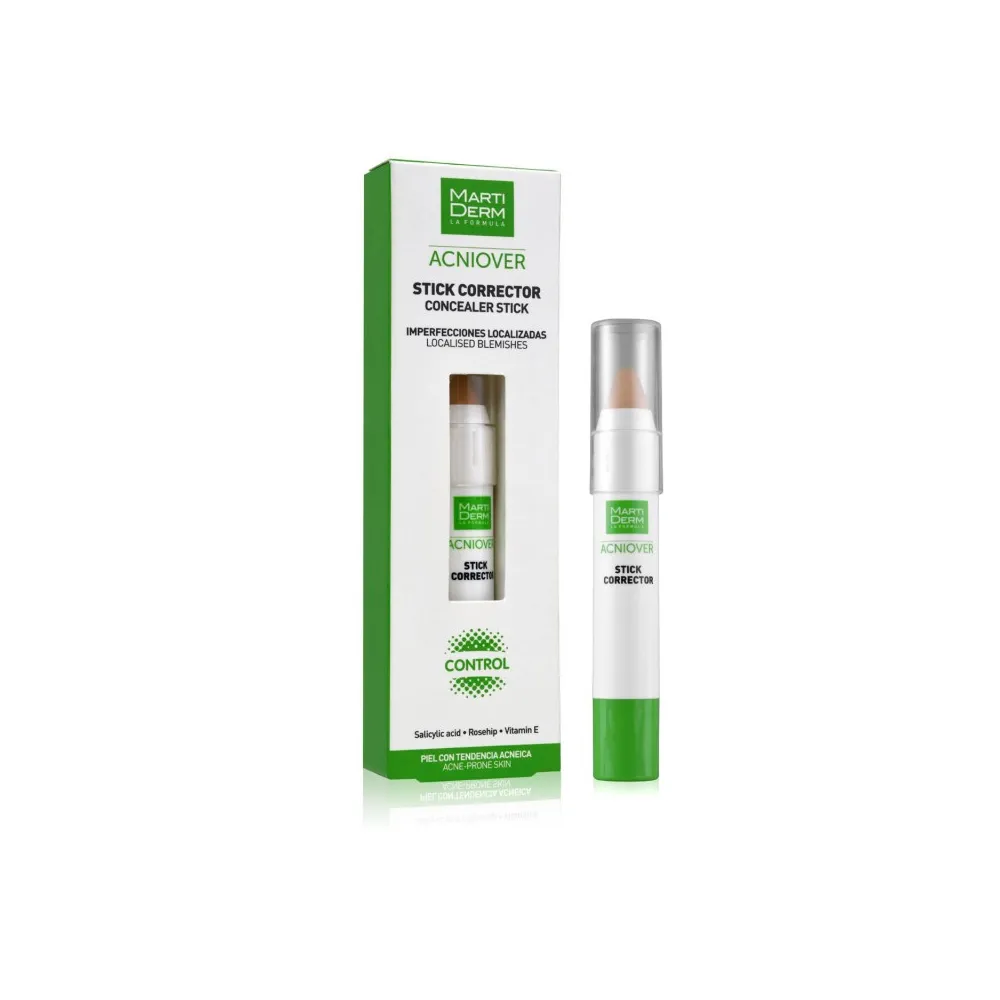 Envase MARTIDERM Acniover Stick Corrector 15ml